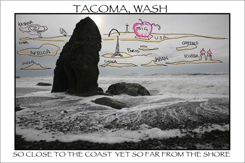 Tacoma Postcard, by Jim Robbins - ROCK SHORE