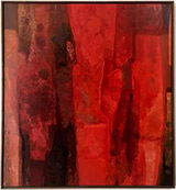 Painting by Kathleen Gemberling Adkison titled Ferrous Luninate #8414 available from Art-Collecting.com, 070919