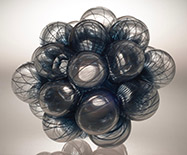 Glass art by Aya Oki on exhibition at Corning Museum of Glass in Corning, NY, May 12 - January 5, 2020, 061419