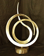 Sculpture by Daniel Haynie, Curly-Q, available from Zatista.com, 070119
