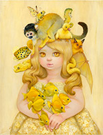 Artwork by Camilla D'Errico available from Corey Helford Gallery in Los Angeles, 060220