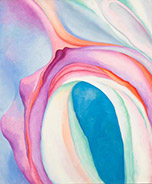 Artwork by Georgia O'Keeffe on exhibition at Seattle Art Museum in Seattle, WA, March 5 - June 28, 2020, 051320