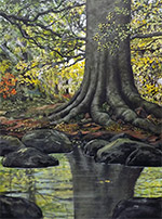 Painting by Teddy Brown, Beside Still waters from Zatista.com, 070220